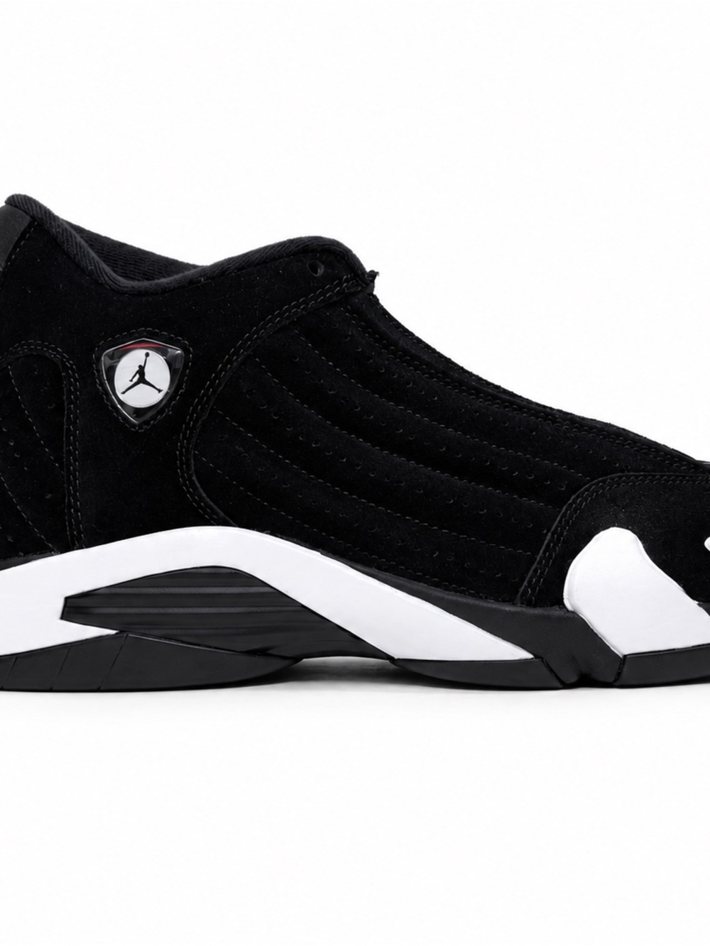 Jordan Men's Black and White Low-Top Sneakers